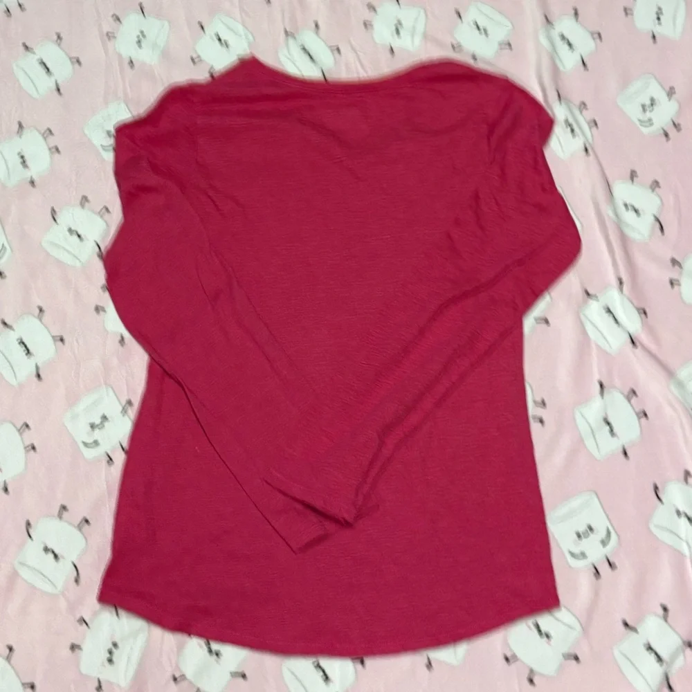 Girls Justice Hot Pink Long Sleeve Shirt